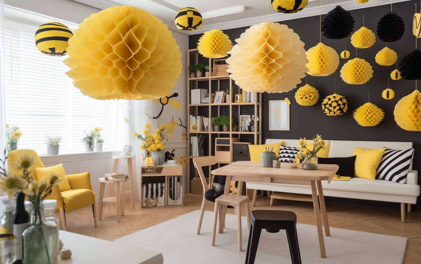 BEE HIVE and BEES for Home Decor, Bee Themed Decor, and Girl Room