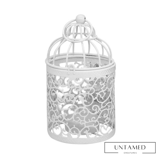 Hanging Bird Cage Candles Holder