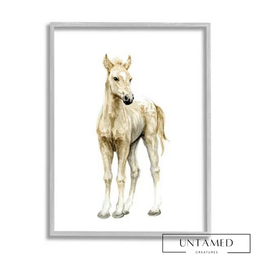 Horse Foal Watercolor