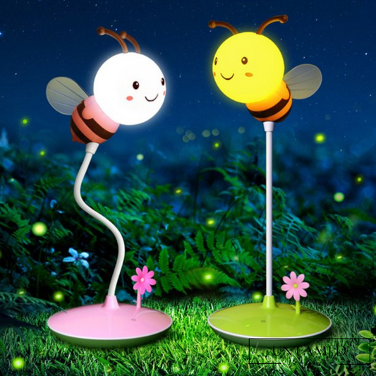 Rechargeable Lovely Bee Touch Control Night Light LED Decorative Lamp
