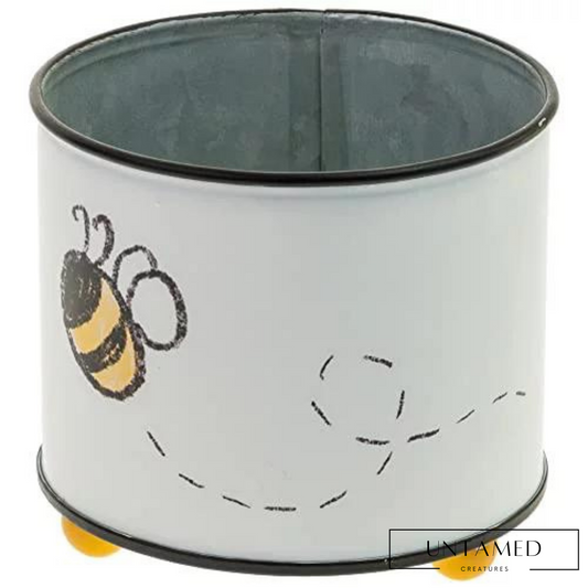 Busy Bee Metal Planter