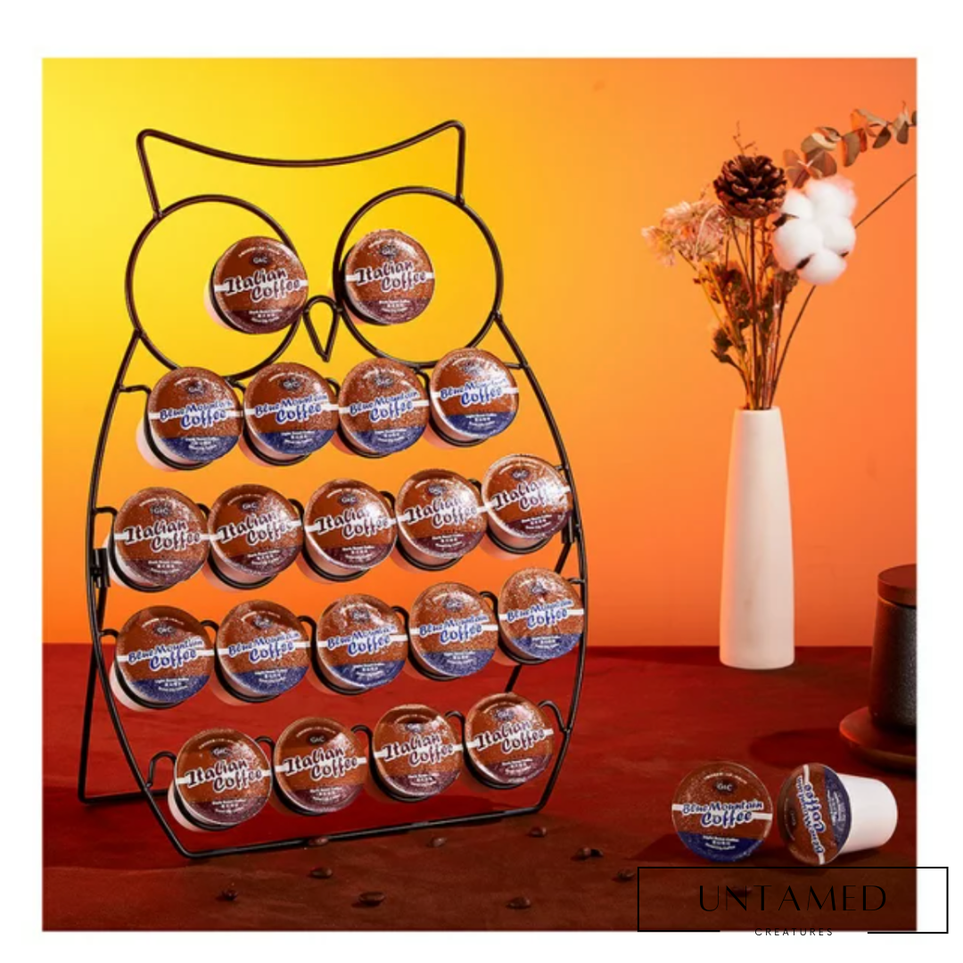 Owl Coffee Pods Organizer Holder – Untamed Creatures