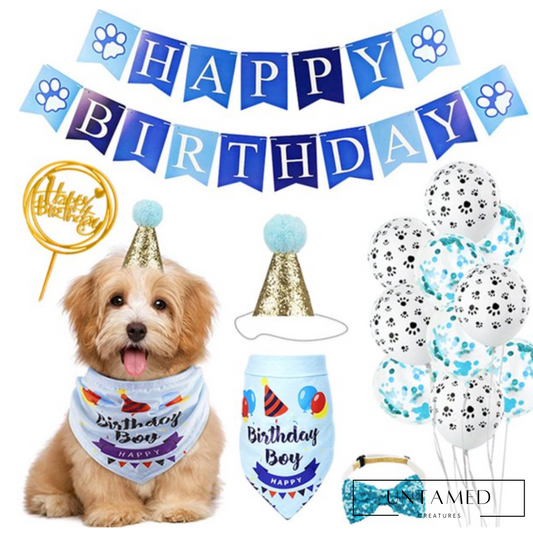 Dog Birthday Party Balloon Set