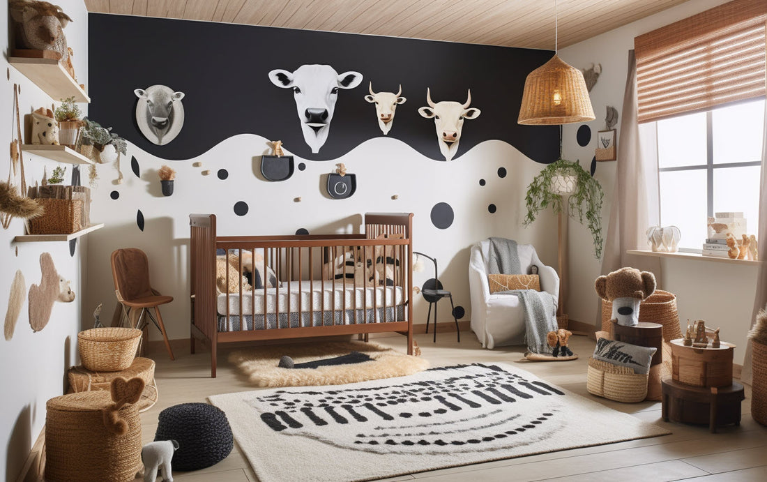 Cute Cow Fabric, Wallpaper and Home Decor