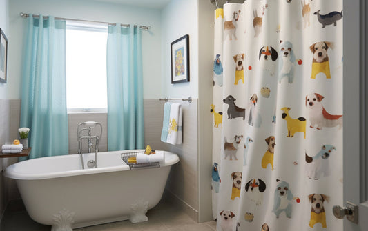 Pawsitively Adorable: Using Dog Accents for a Fun and Functional Bathroom Design
