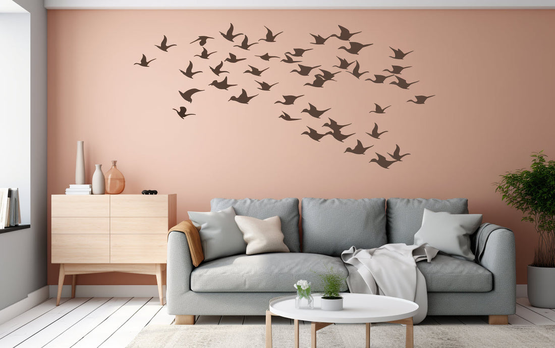 Graceful Wings: Transform Your Walls with Flying Bird Decor