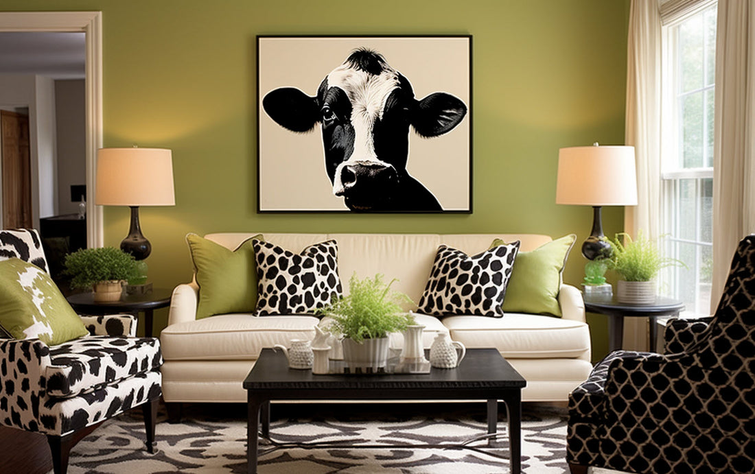 Rustic Chic: Stylish Ideas for Cow-Inspired Room Decor