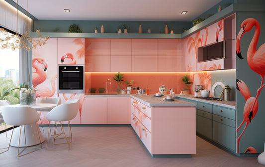 Flamingo Finesse: Stylish Ideas for Flamingo Kitchen Decor