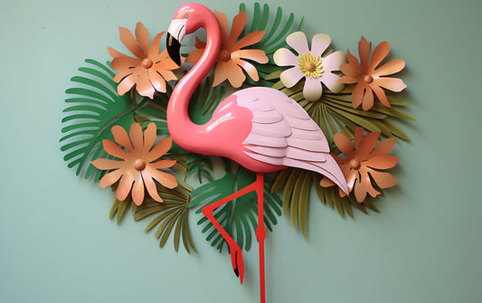 Flamingo Fantasy: Stylish Ideas for Flamingo-Inspired Wall Decor