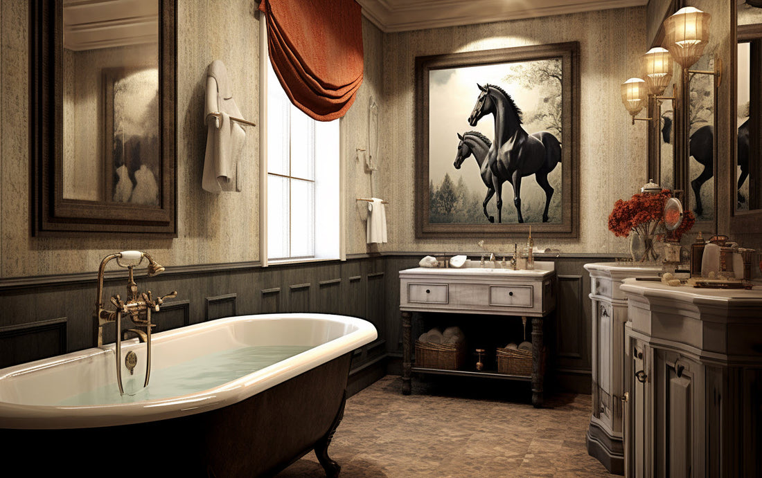 Horsing Around in the Bathroom: Ideas for Using Horse Decor in Your Design