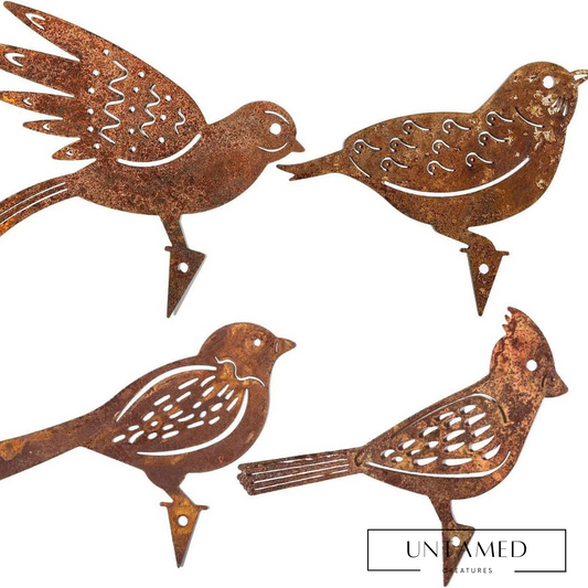 Metal Birds Garden Ornaments