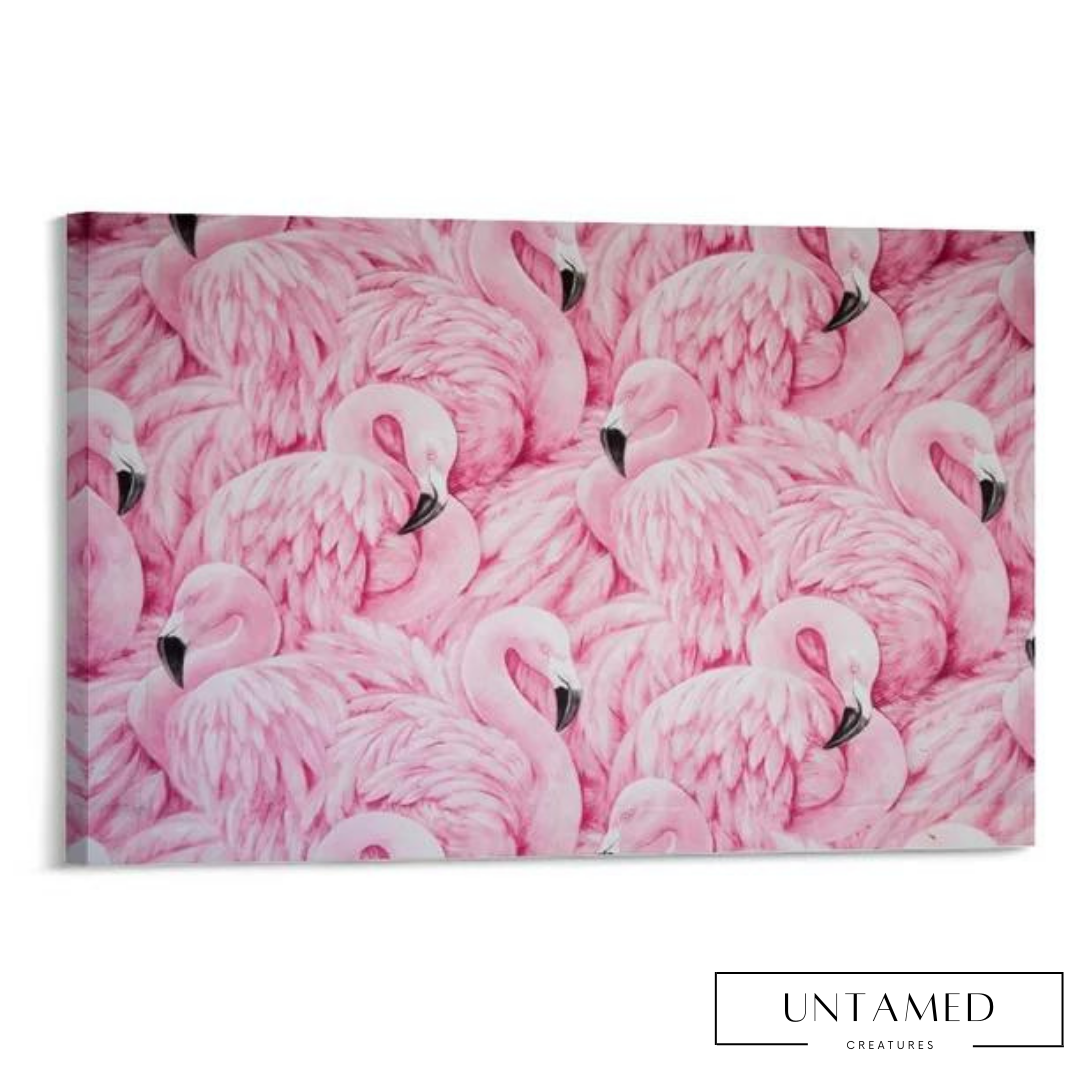 Flamingo Wrapped Gallery Artwork