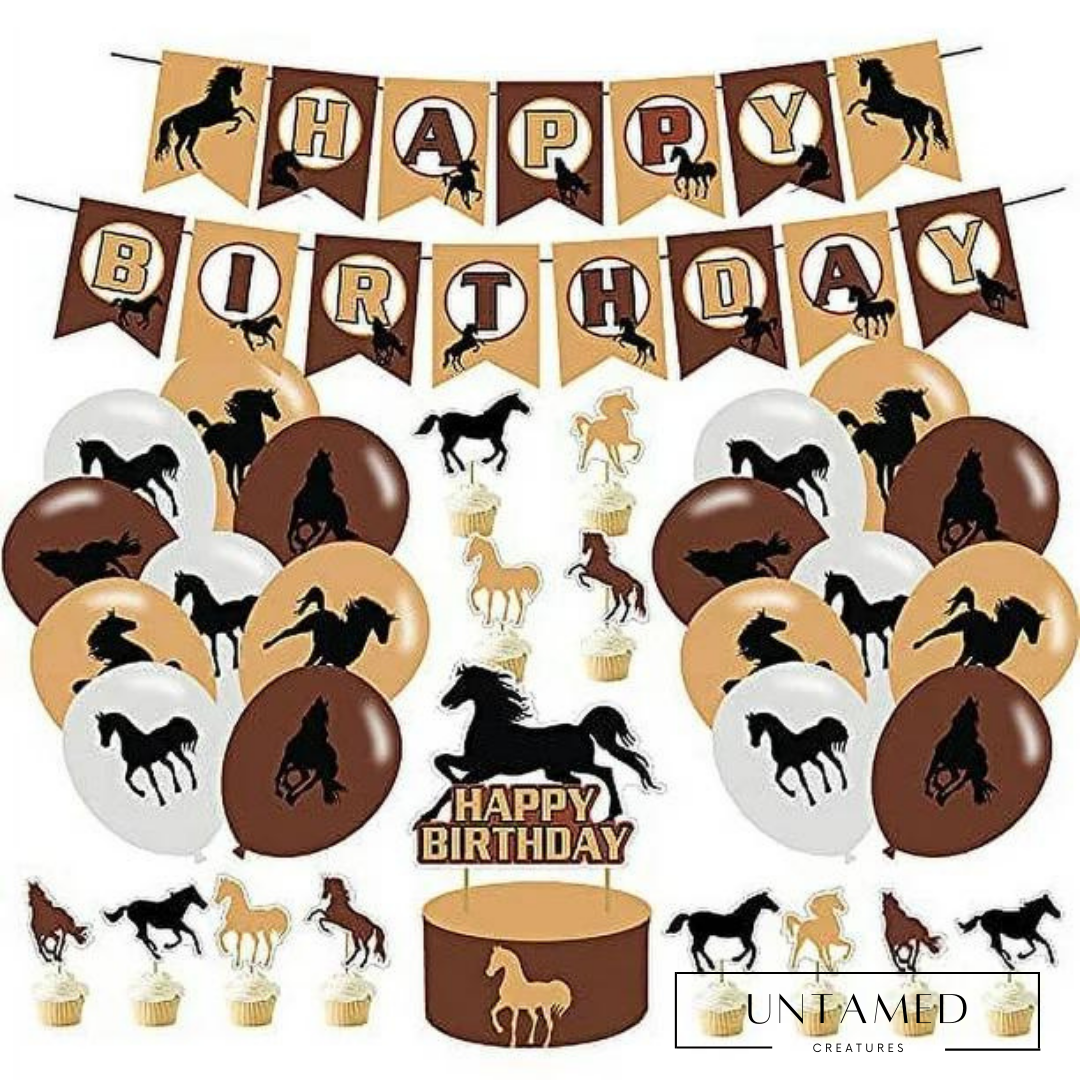 Horse Birthday Party Decorations Supplies