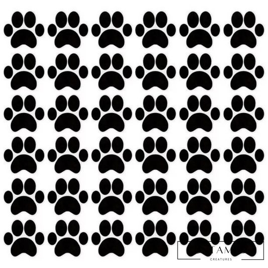 Dog Pawprints Sticker