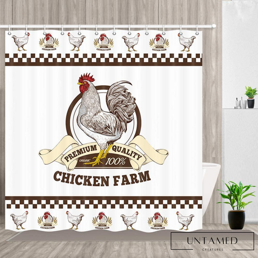 Chicken Farm Bathroom Decor