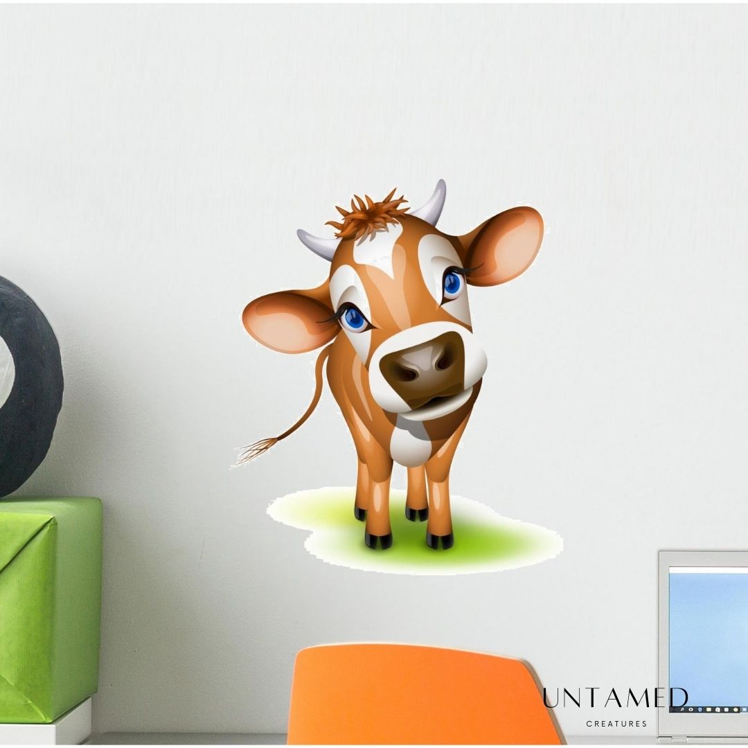 Little Jersey Cow Wall Decal Sticker