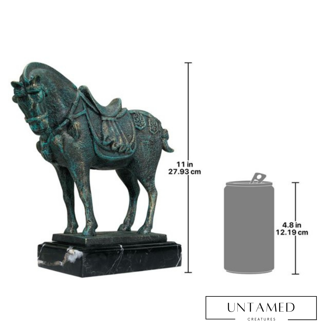 Ancient Tang Horse Iron Statue