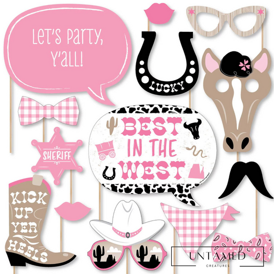 Cowgirl Horse Party Photo Booth