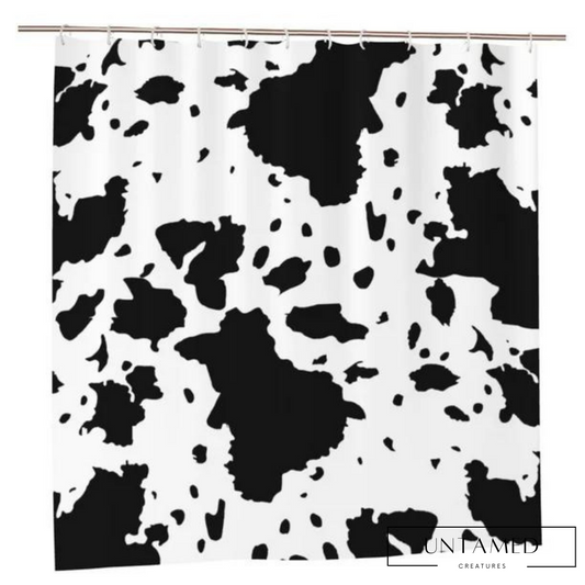Milk Cow Print Shower Curtain