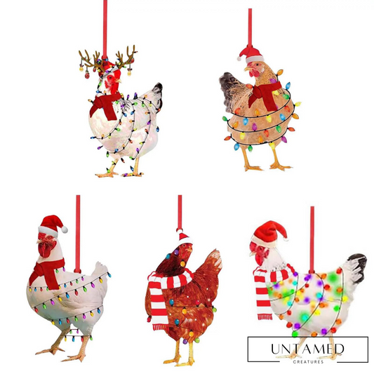 Chicken Festival Christmas Decorations