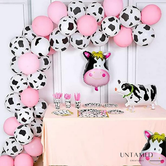 Cow Birthday Decorations Set