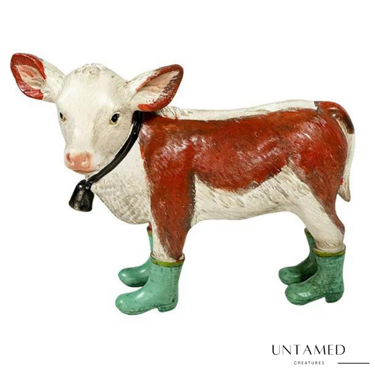 Cow Farm Calf Statue