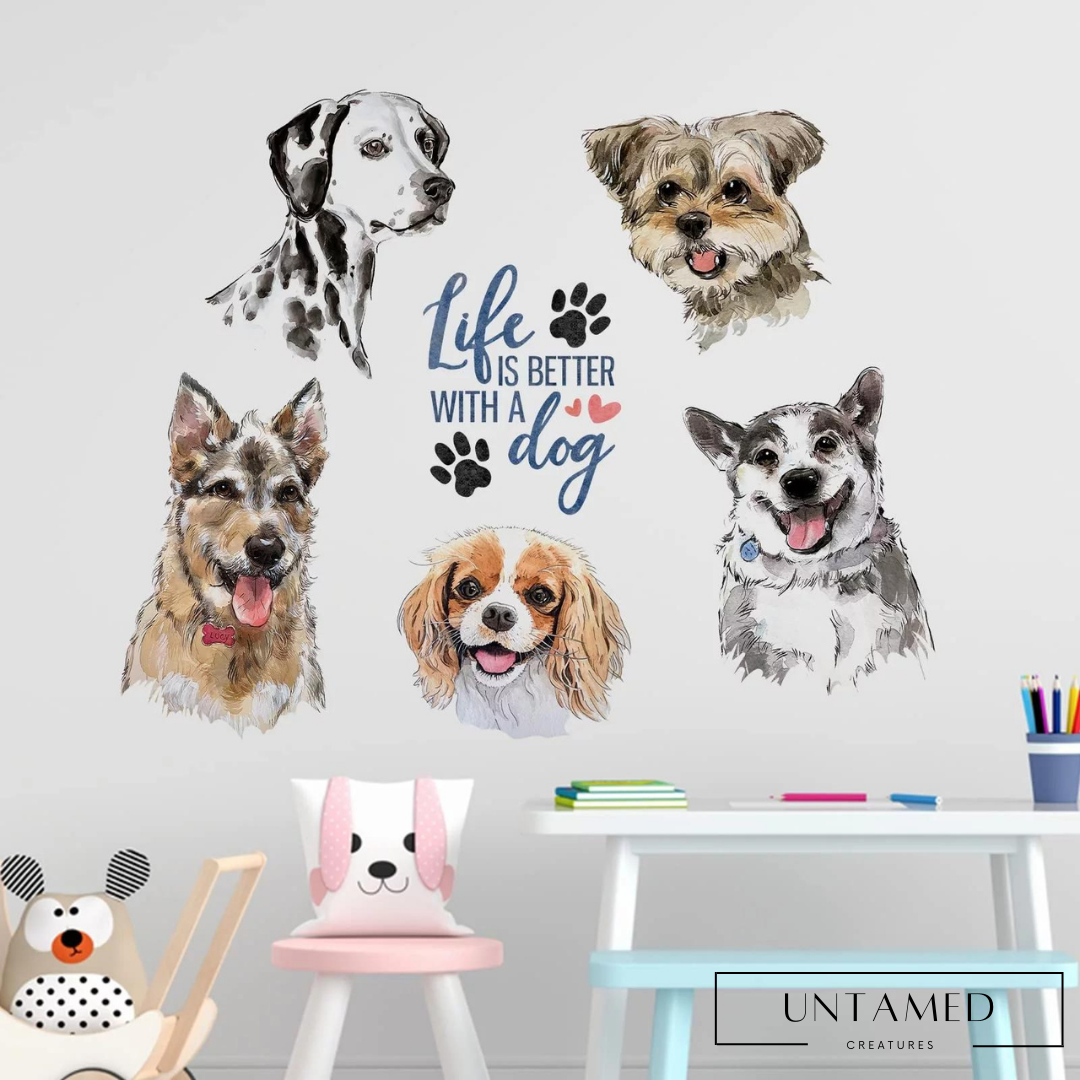 Dog Wall Decals Stickers