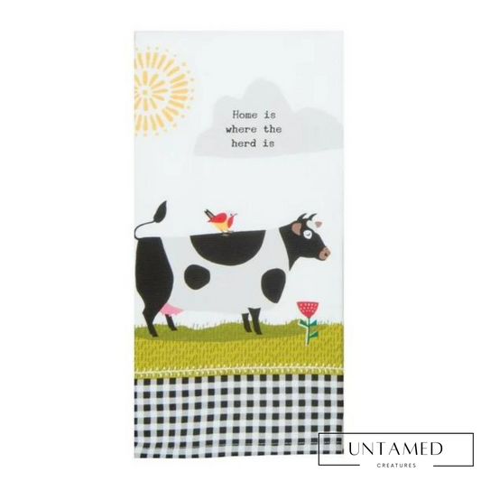 CHARM Chicken & Cow Terry Kitchen Towels