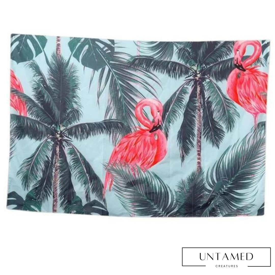 Decorative Flamingo Wall Hanging Tapestry