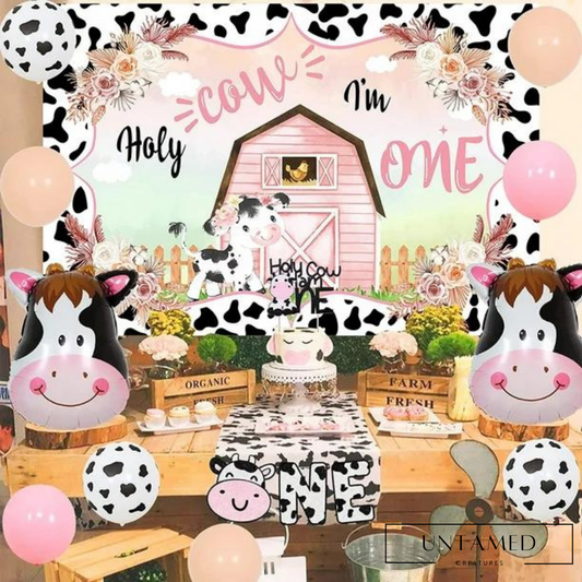 Cow 1st Birthday Decorations