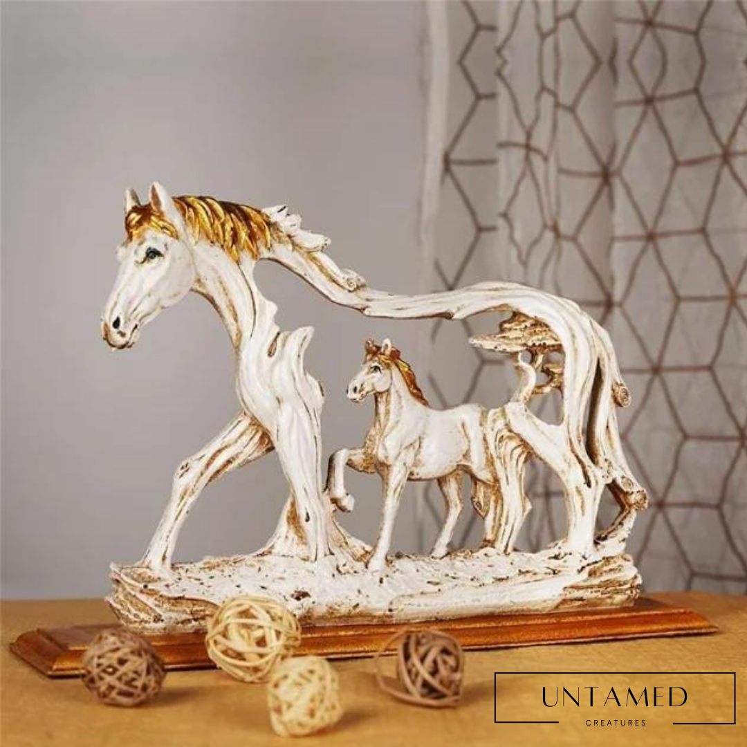 Horse Wooden Figurine