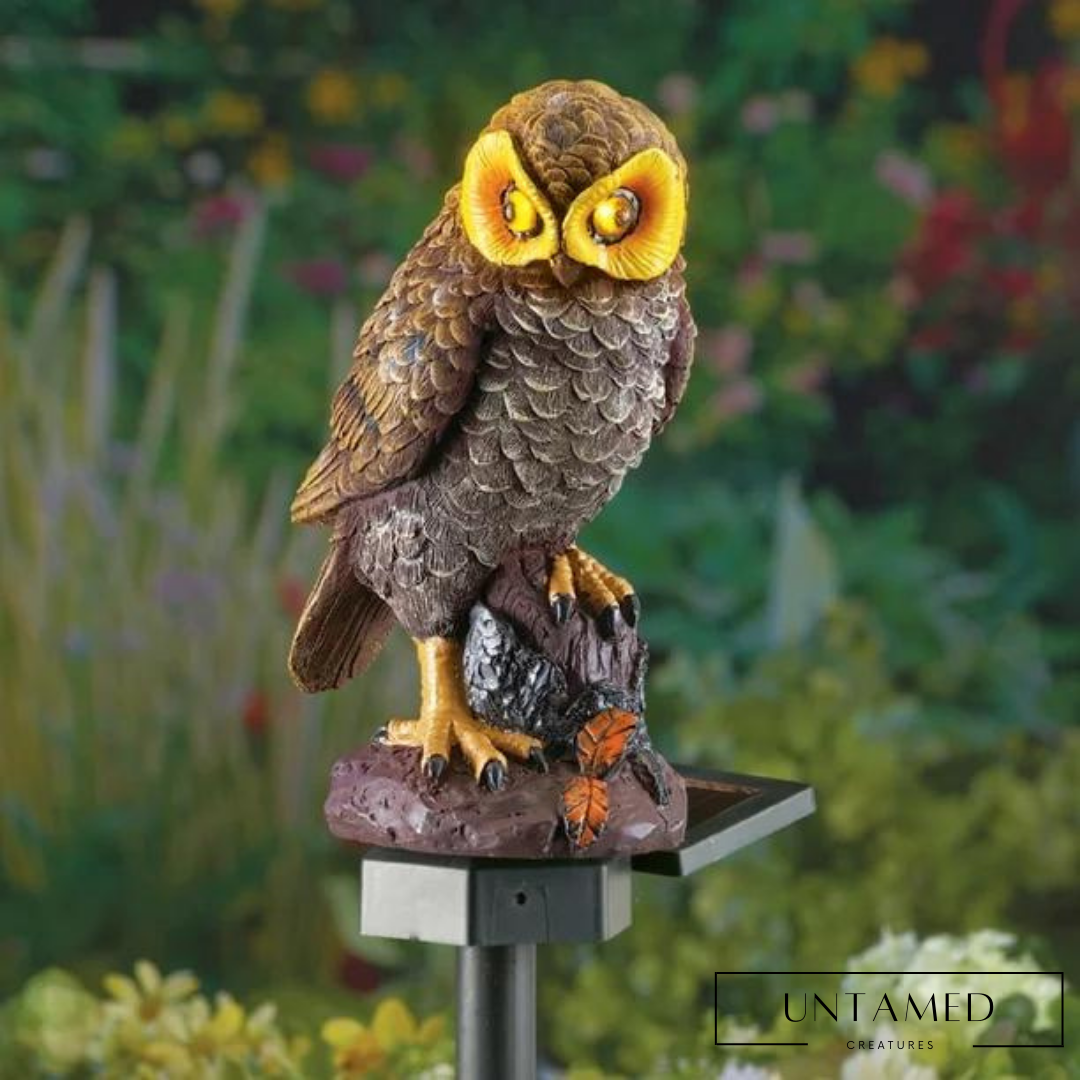 Hooting Owl Garden Decor
