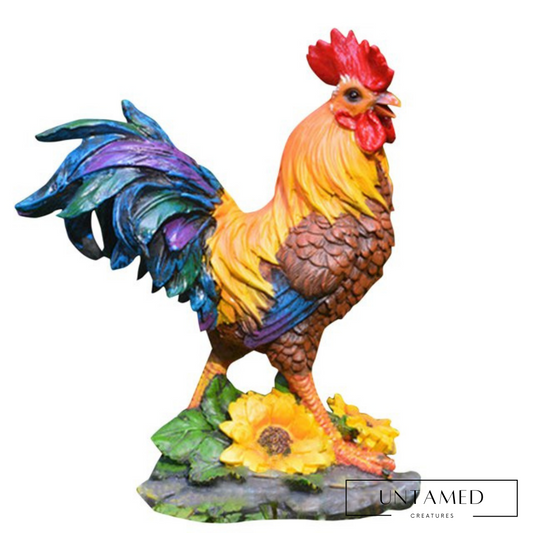 Chicken Model Resin Rooster Ornament