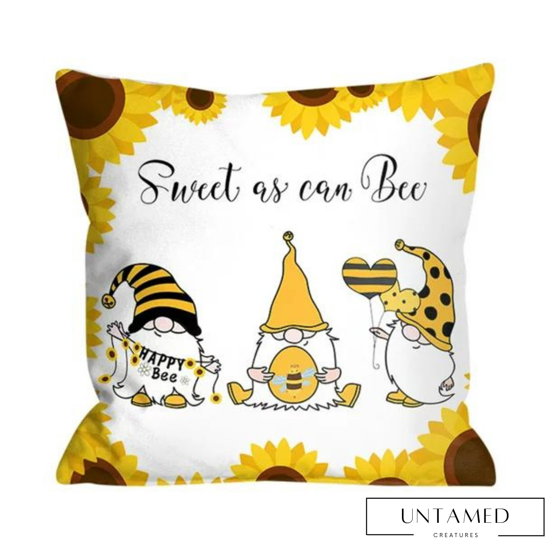 Bee Day Throw Pillow Cover