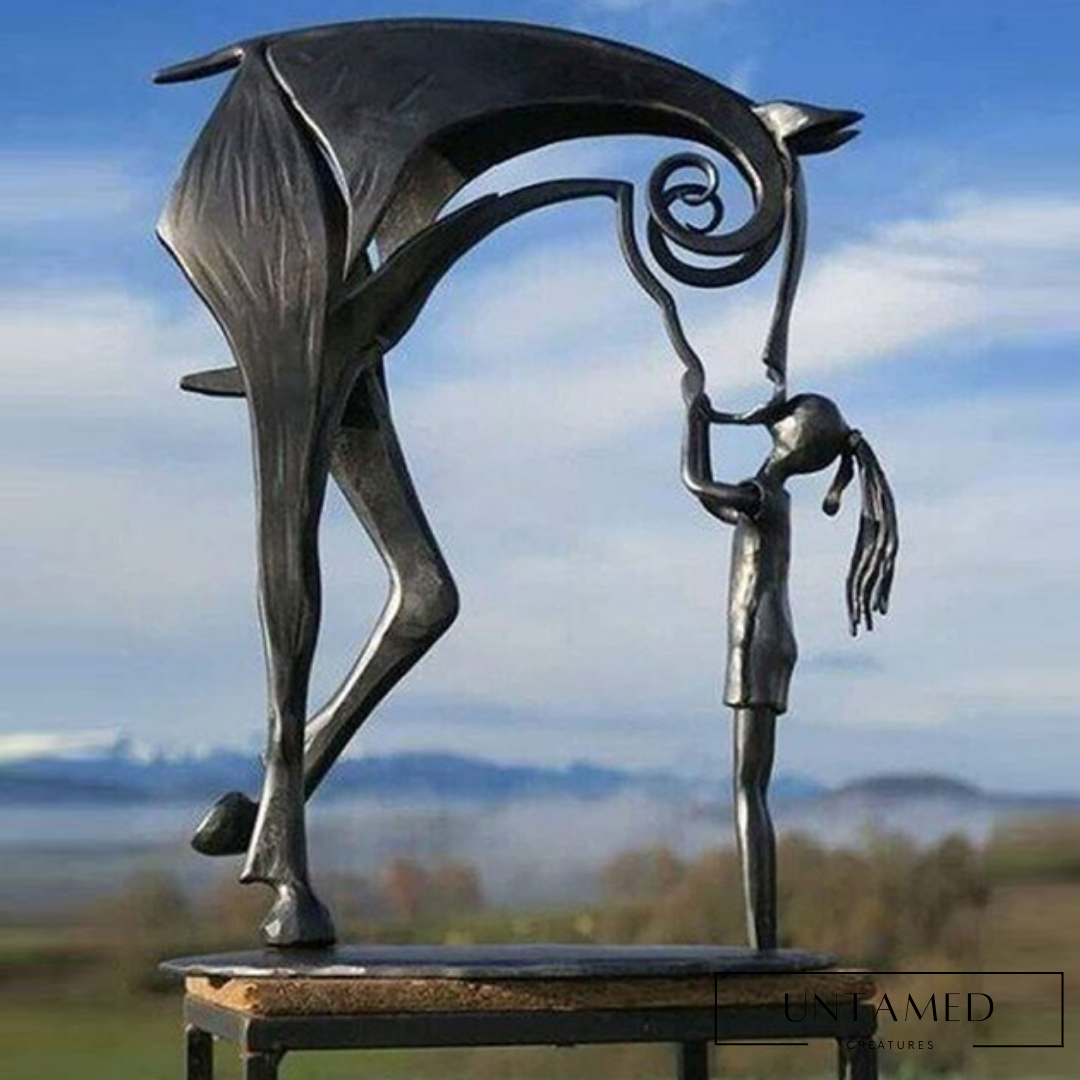 DTOWER Rustic Horse Sculpture