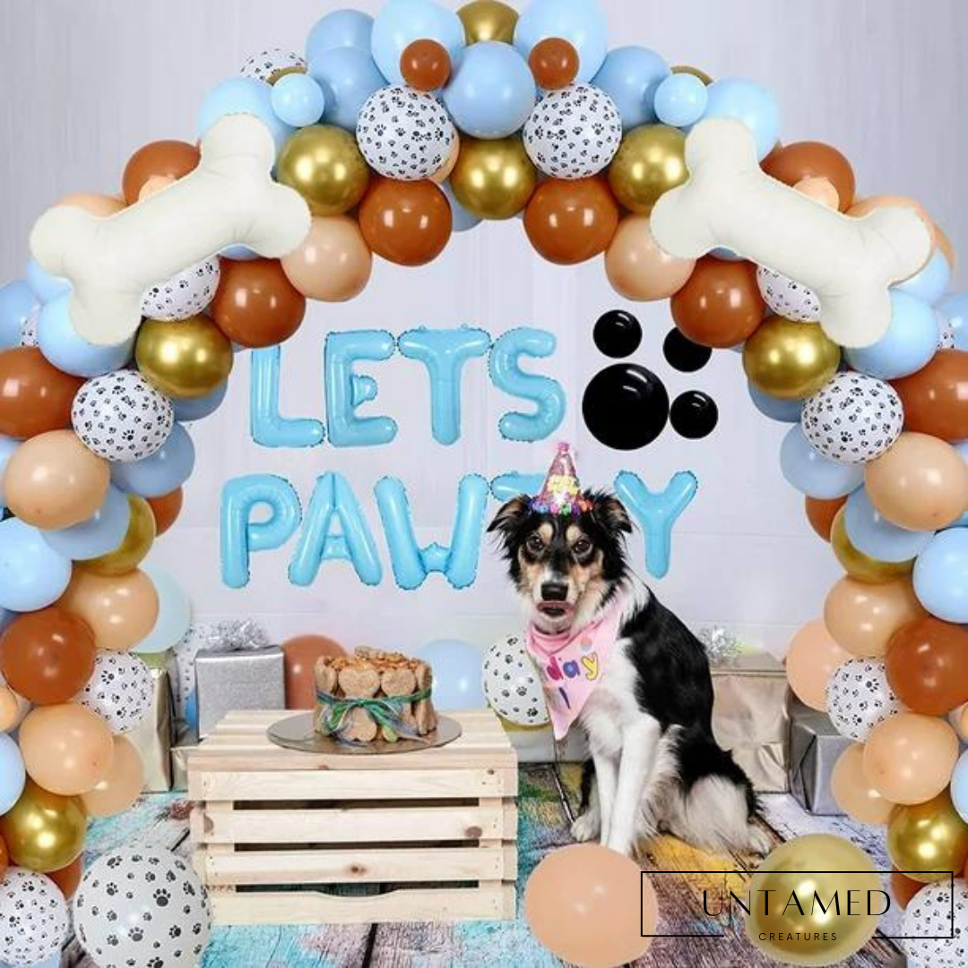 Dog Birthday Balloon Arch