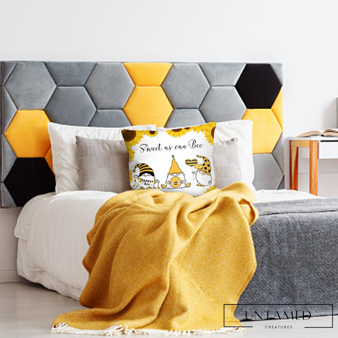 Bee Day Throw Pillow Cover