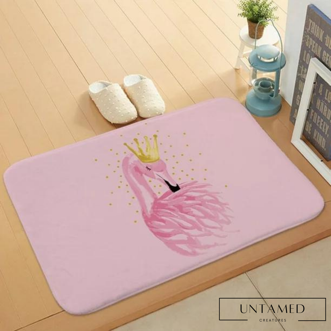 Leaveforme Stylish Flamingo Floor Mat