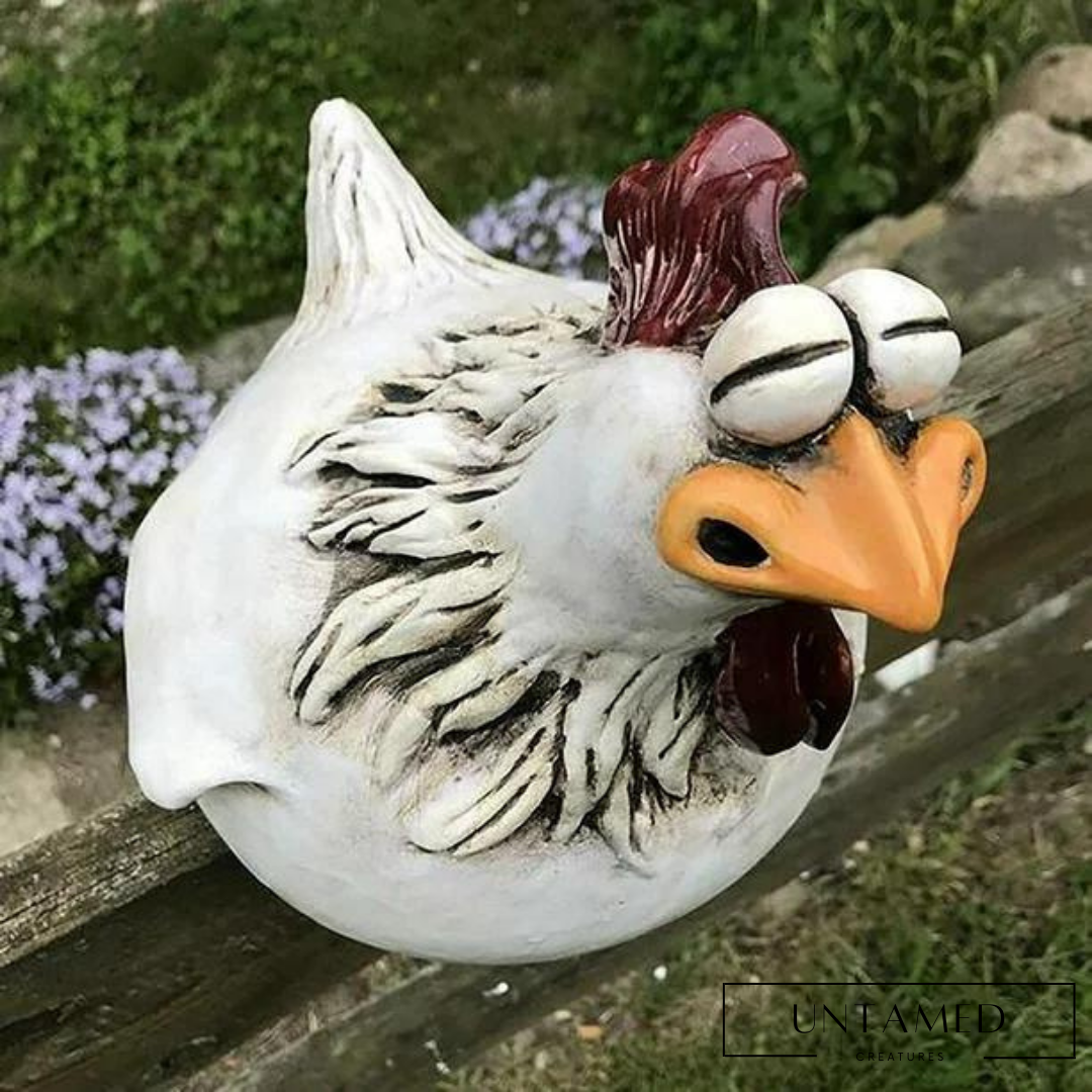 Feniyue Chicken Decor Garden Statues