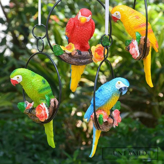 Parrot Bird Garden Decor