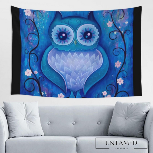 Blue Owl Tapestry