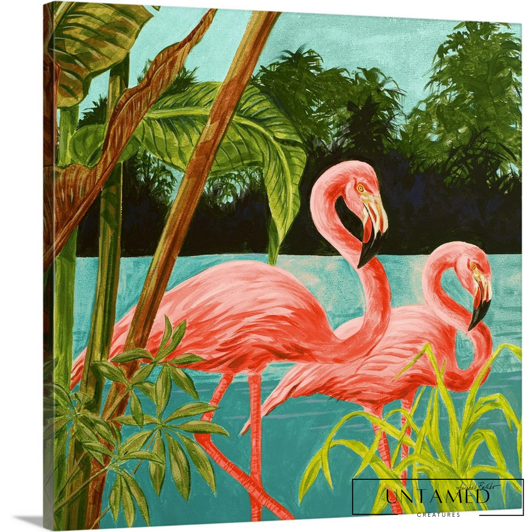 Flamingo Canvas Wall Art