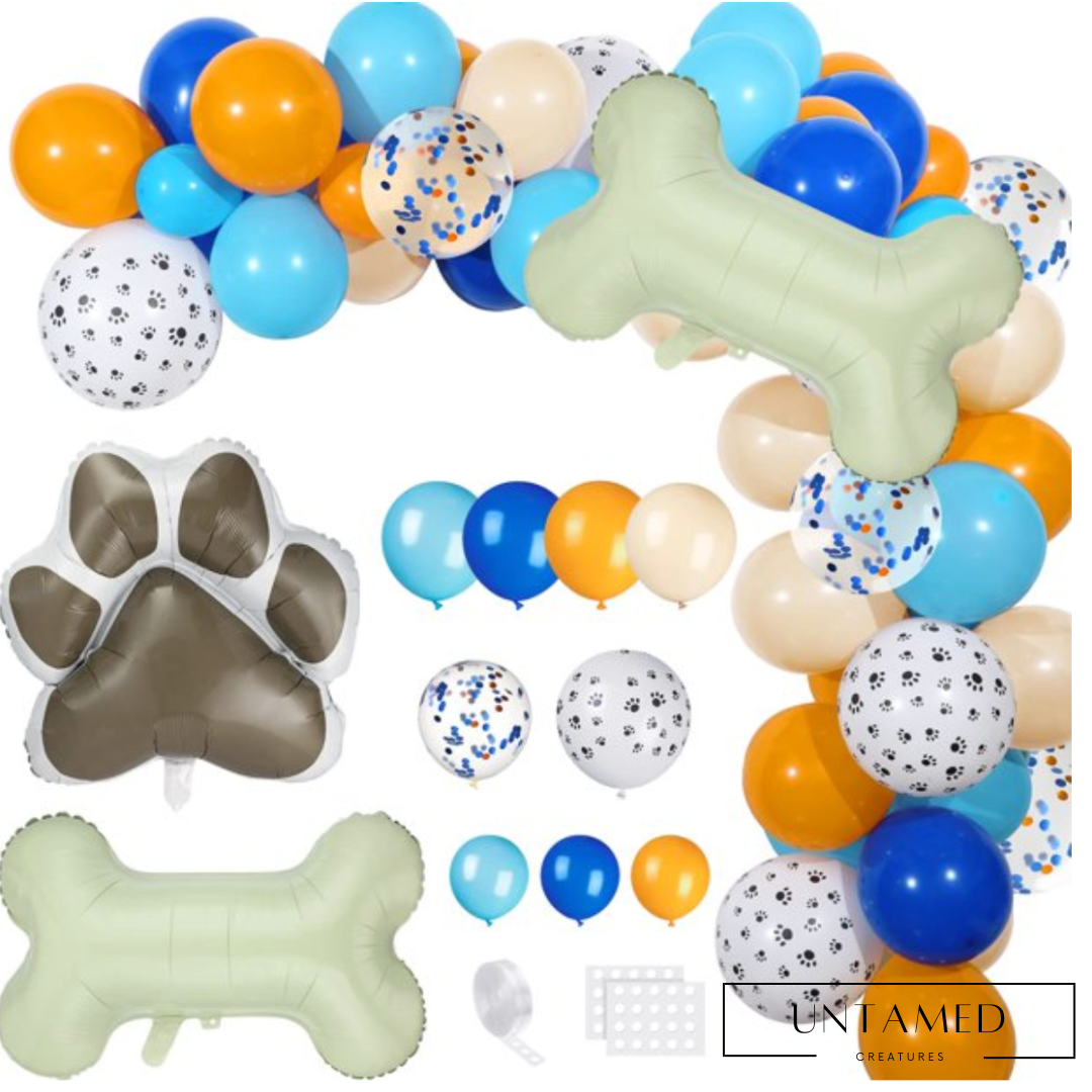 103 Pieces Dog Theme Party Balloons