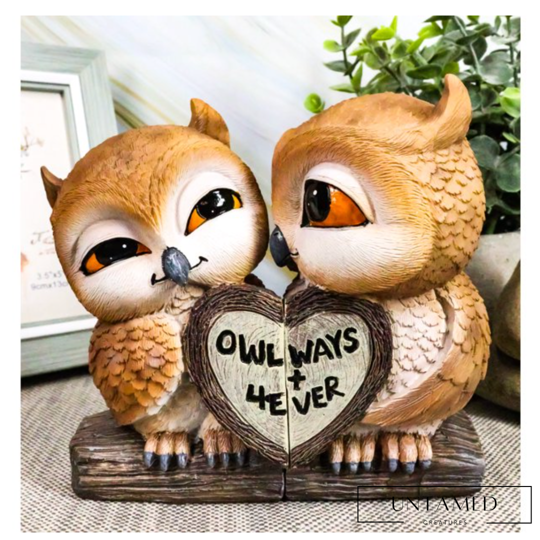 Owl Couple Statue