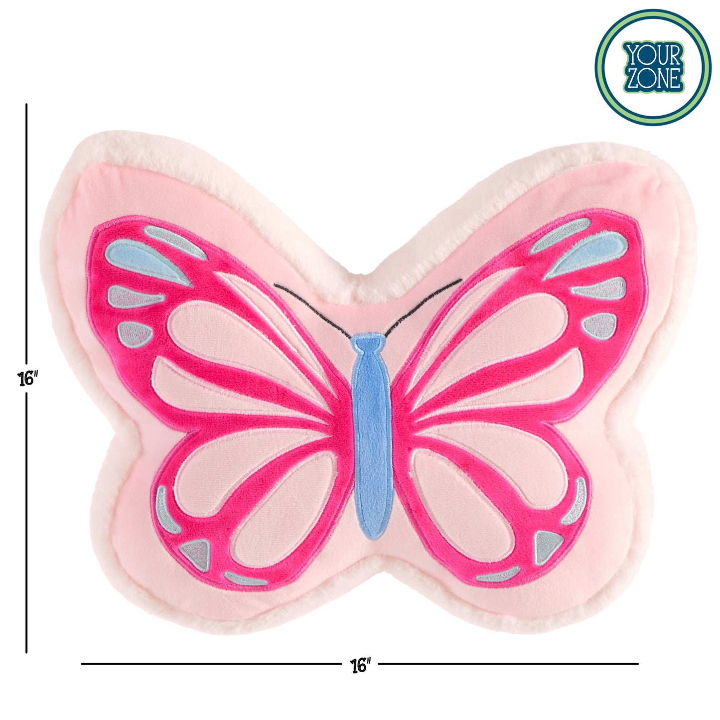 Your Zone Butterfly Decorative Pillow