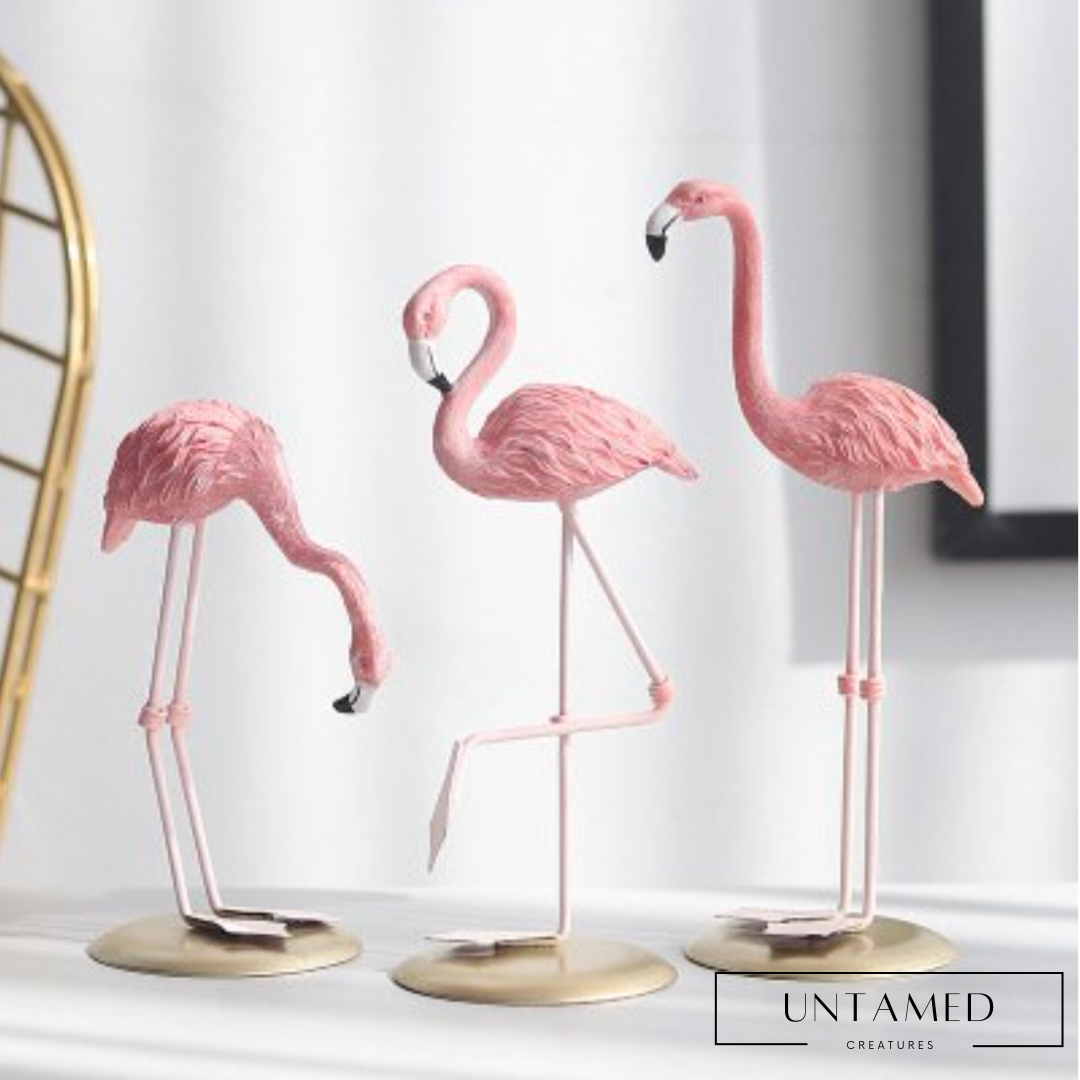 Standing Pink Flamingo