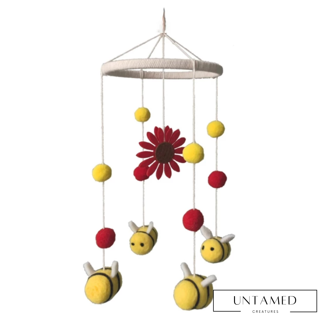 Sunflower Bee Wind Chime