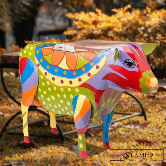 Colorful Cow Decoration