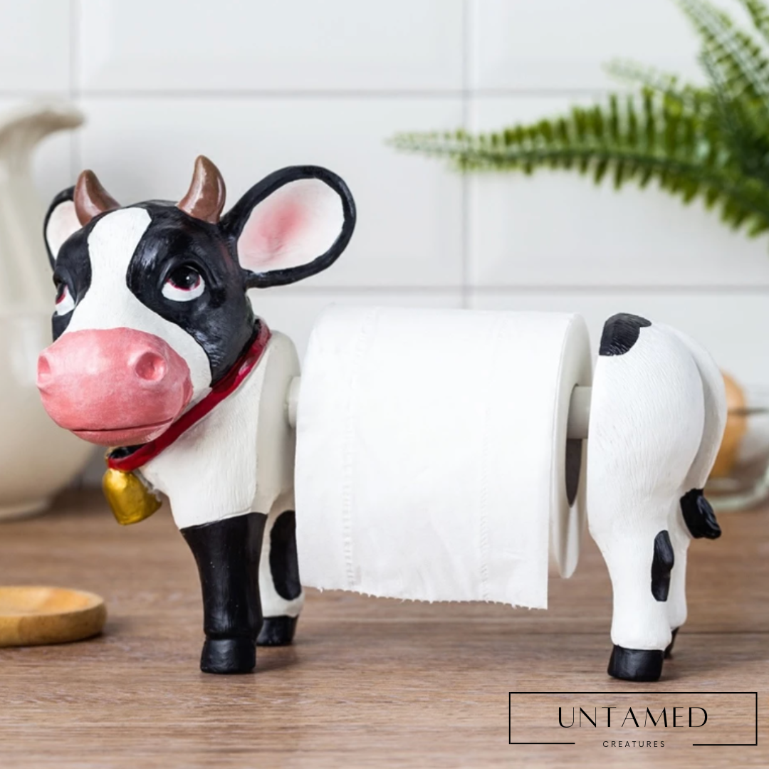 Cow Paper Towel Holder