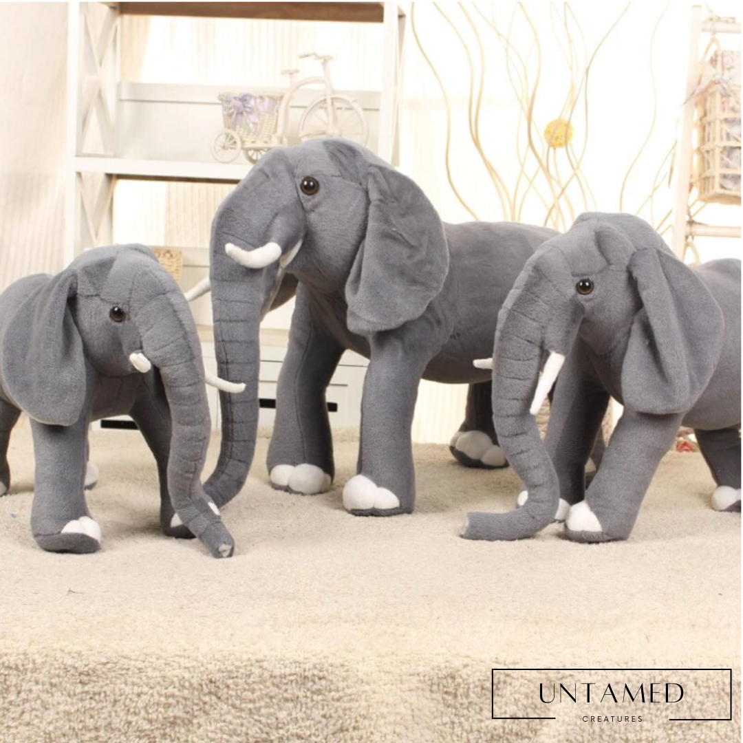 Real Life Elephant Stuffed Plush Toy